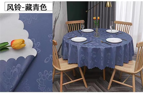 風鈴-藏青色免洗桌布